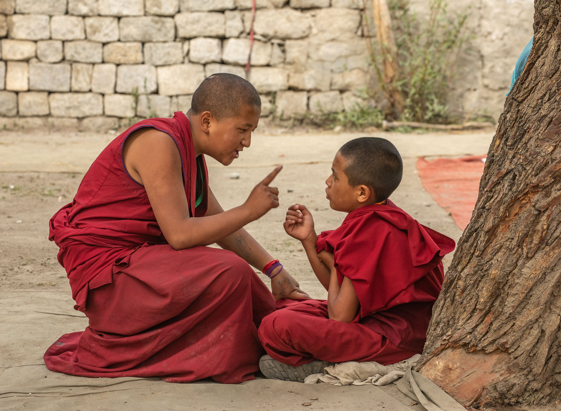 India-Ladakh-Nubra-Valley-Monk-Teaching